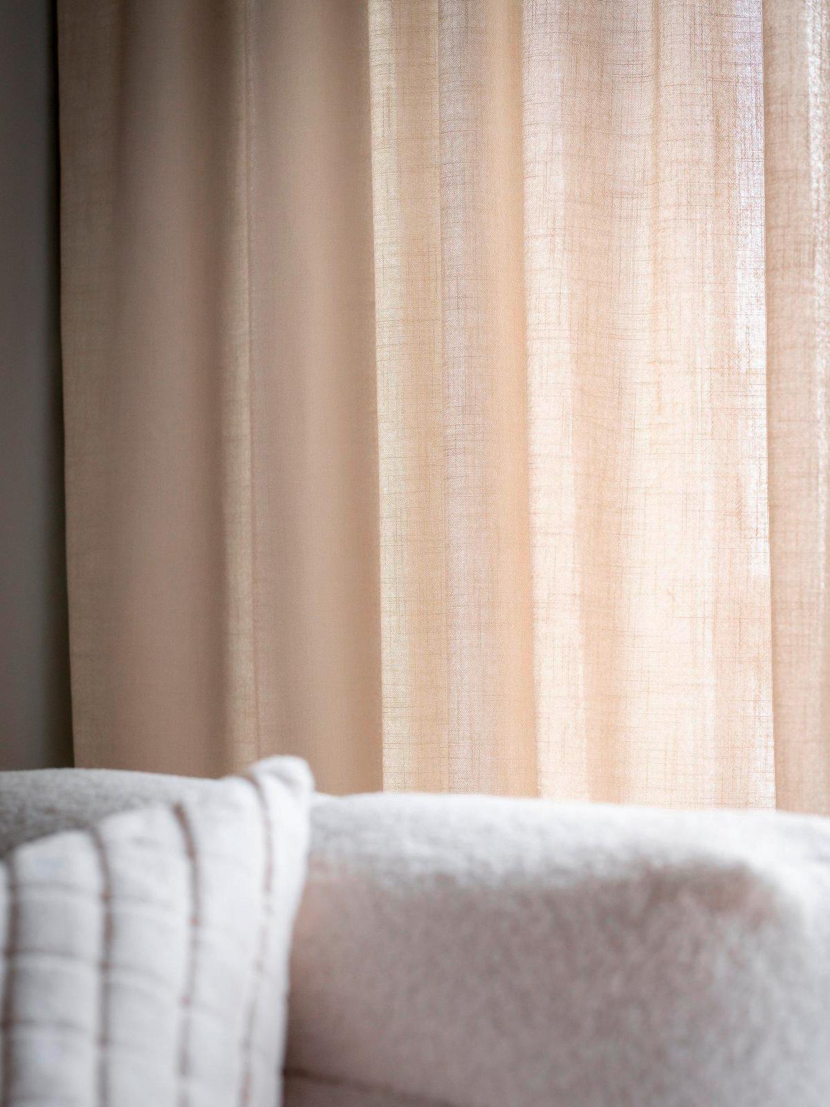 HOTOVÝ ZÁVES CECIL - béžová, Basics, textil (145/320cm) - Svanefors