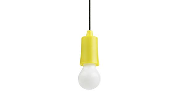 Led-dekoleuchte Mit Zugschalter Versch. Farben - Blau/Pink, MODERN, Kunststoff (5/14,5cm) - Luca Bessoni