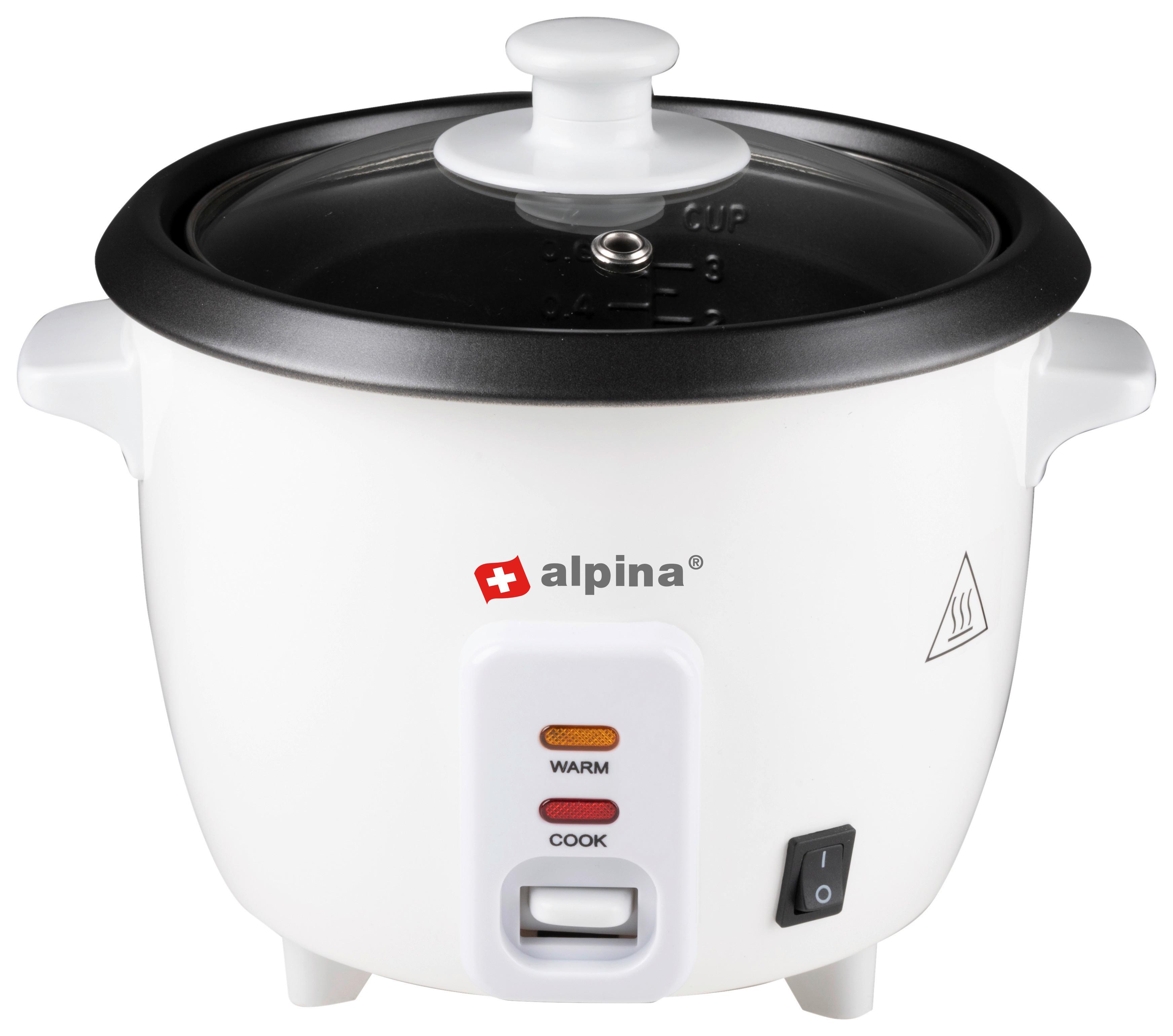 REISKOCHER ALPINA WEISS - Schwarz/Weiß, Basics, Metall - Alpina 6287