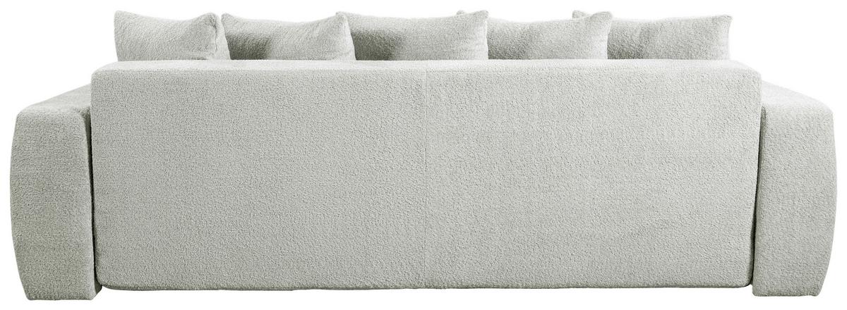 Schlafsofa Cloud Weiß B: 250 Cm - Creme/Schwarz, Basics, Textil (250/86/140cm) - Livetastic