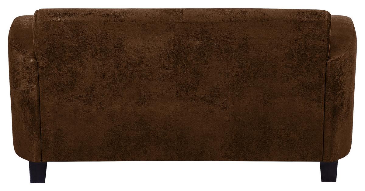 Sitzgarnitur Antis Braun B: 92 Cm - Dunkelbraun/Braun, Design, Textil (92/80/89cm) - Livetastic