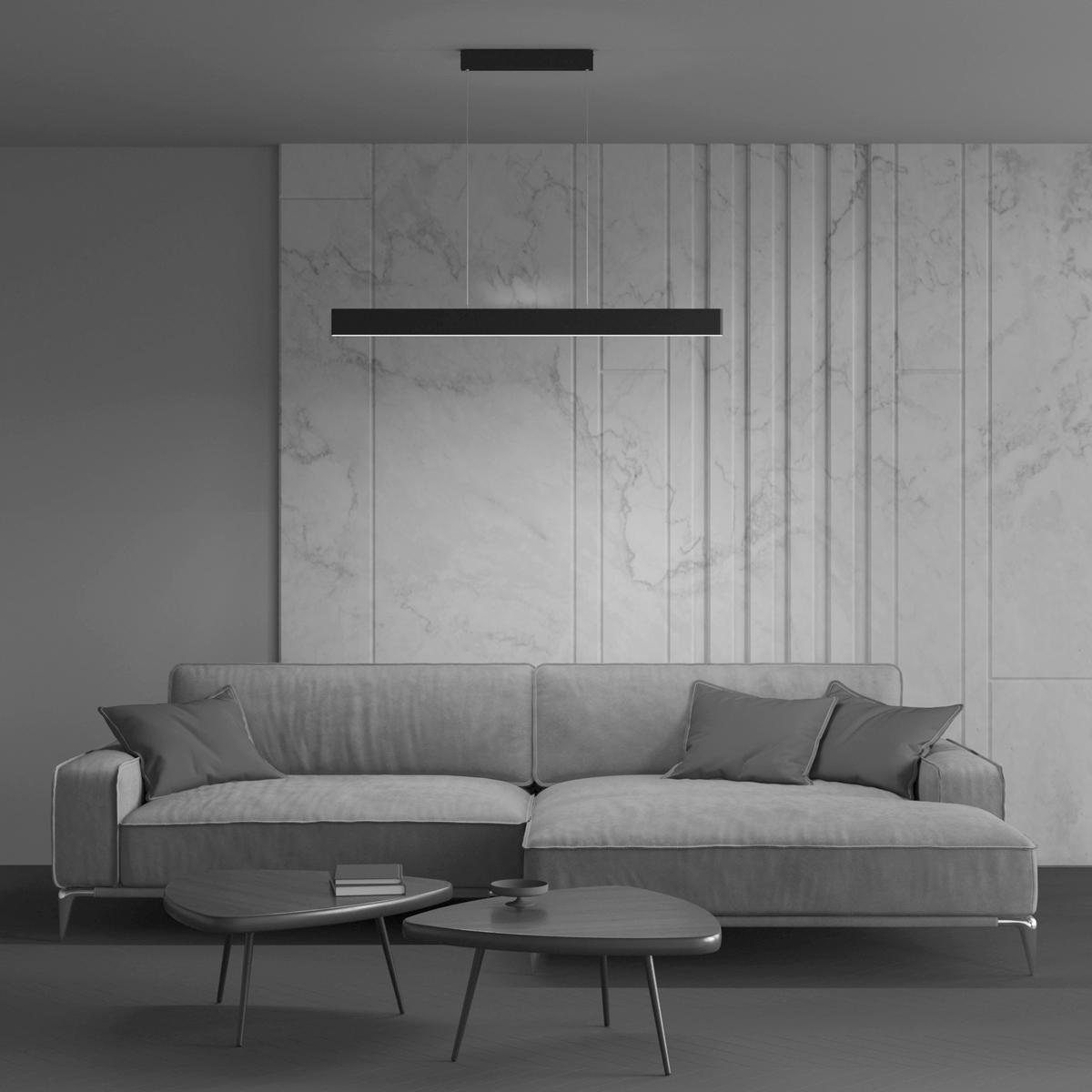 Pendelleuchte Step - Schwarz, Basics, Metall (4/8/118,5cm) - MAYTONI