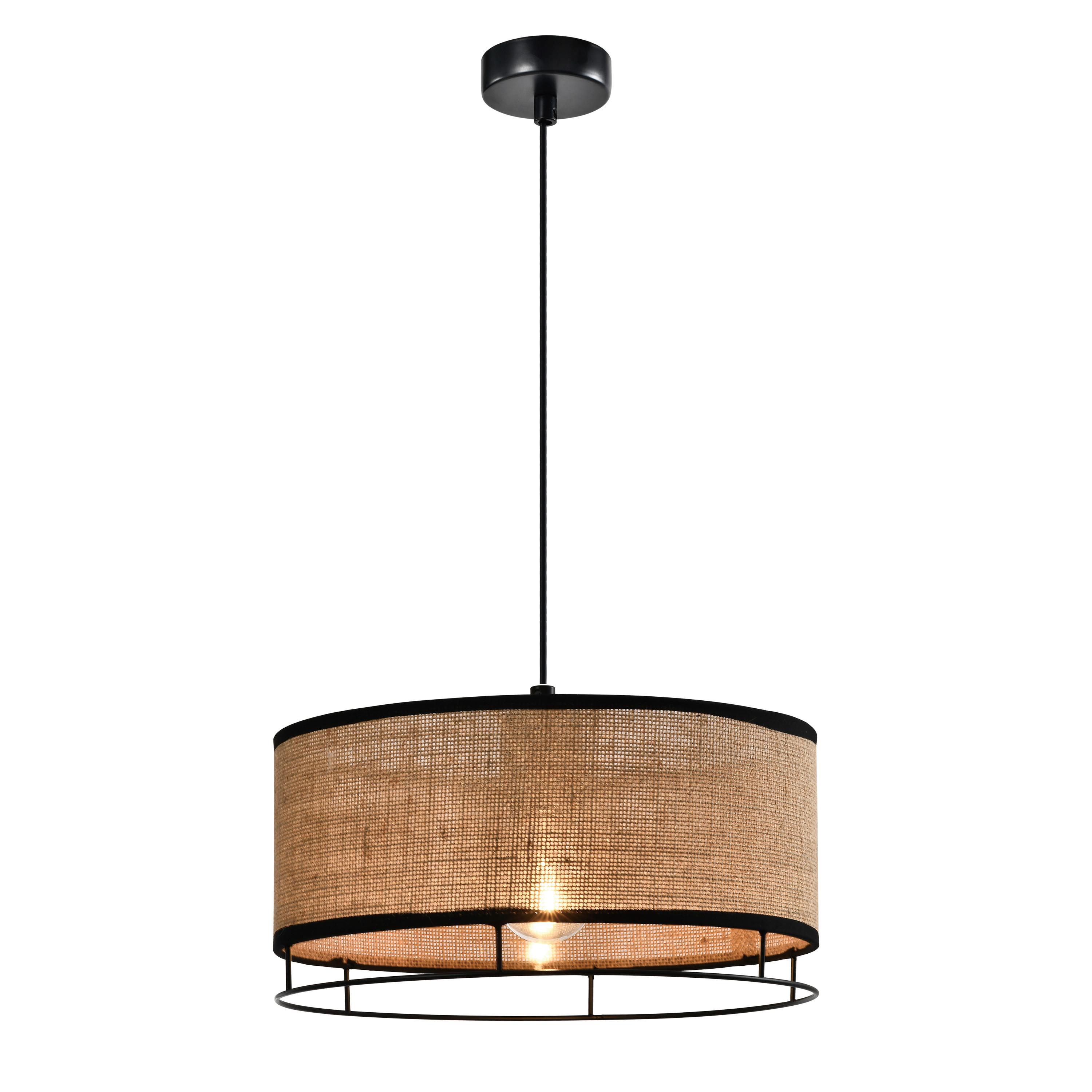 Pendelleuchte 31-38388 Ardi - Beige/Schwarz, Trend, Kunststoff/Metall (30/30/100cm)