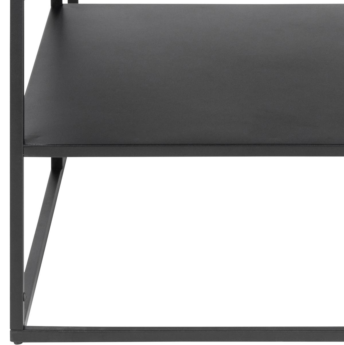 Konferenční stolek VIRUM černá - černá, Trend, kov (90/60/45cm) - Carryhome