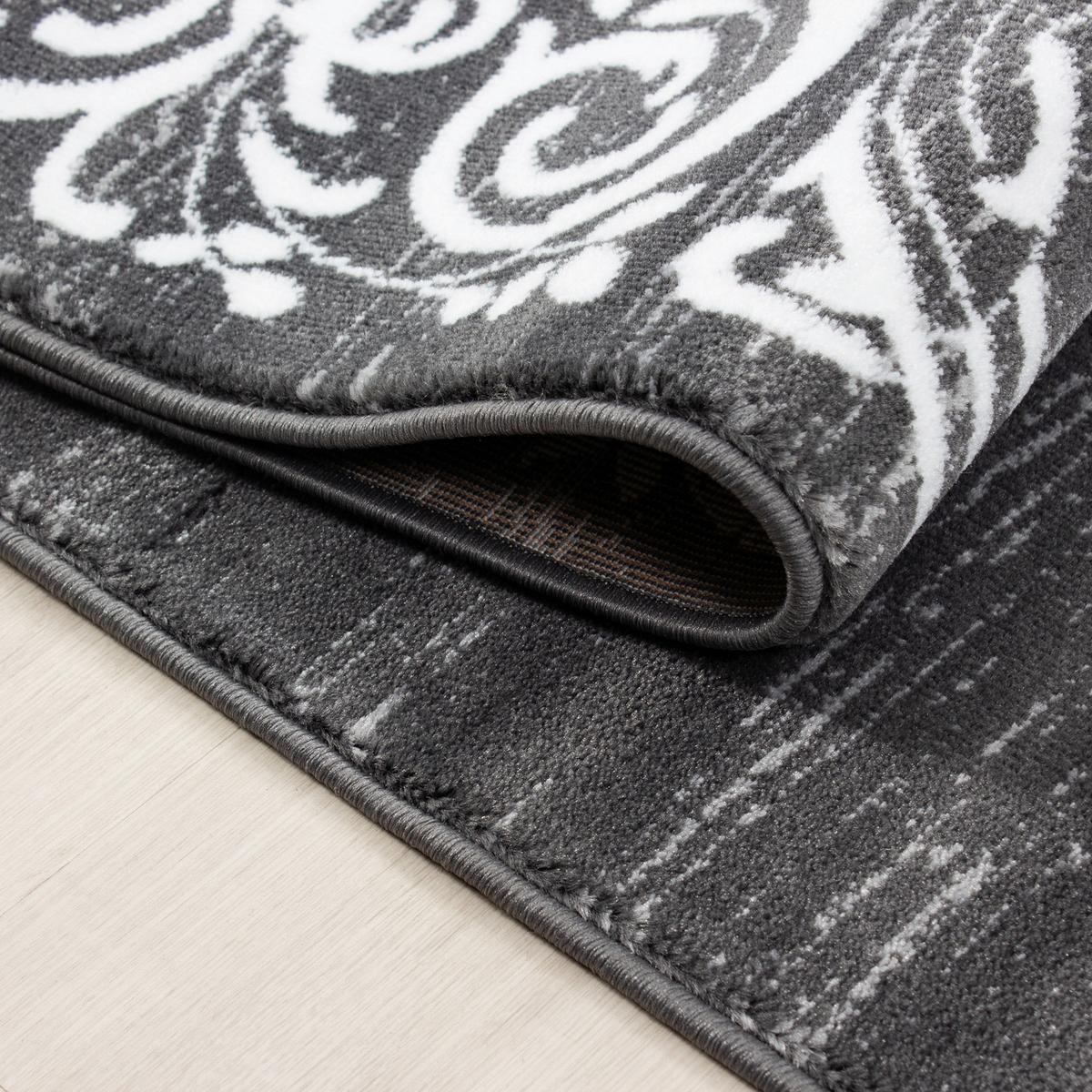 Webteppich Grau Naturfaser Miami 160x230 cm - Grau, Trend, Textil (160/230cm)