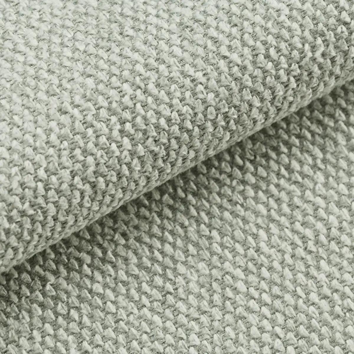 Sedací souprava SOFIA U, oboustranná, světle šedá - barvy stříbra/černá, Design, kompozitní dřevo/textil (192/308/192cm) - P & B