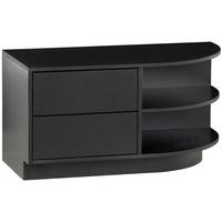 Lowboard Finca Schwarz B: 78cm - Schwarz, Design, Holz (78/40/40cm) - Livetastic