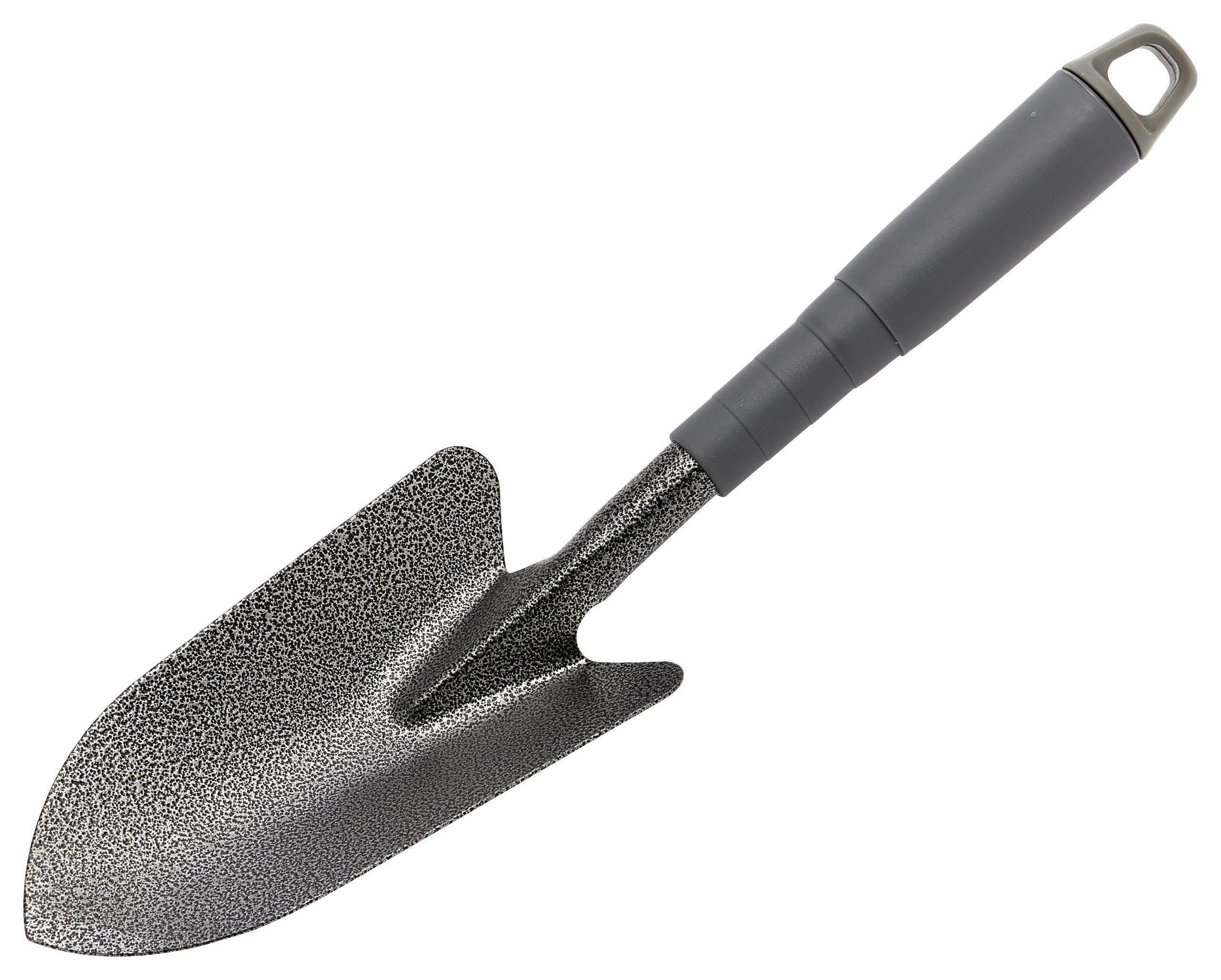 Lopatka Liam - světle šedá/tmavě šedá, kov/umělá hmota (30/12/8cm)