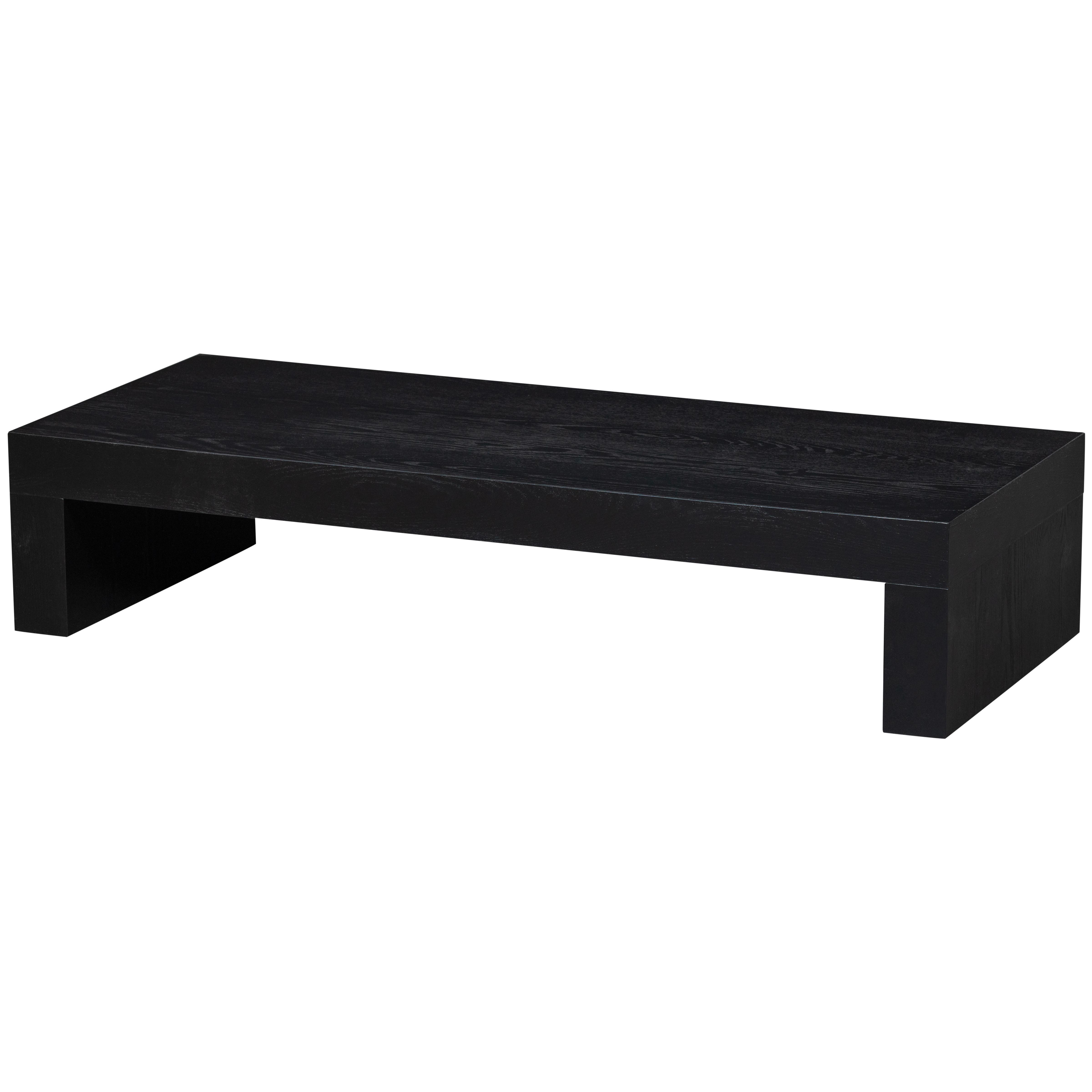 Couchtisch Marte Schwarz L: 120 cm - Schwarz, Design, Holzwerkstoff (120/50/25cm) - Livetastic
