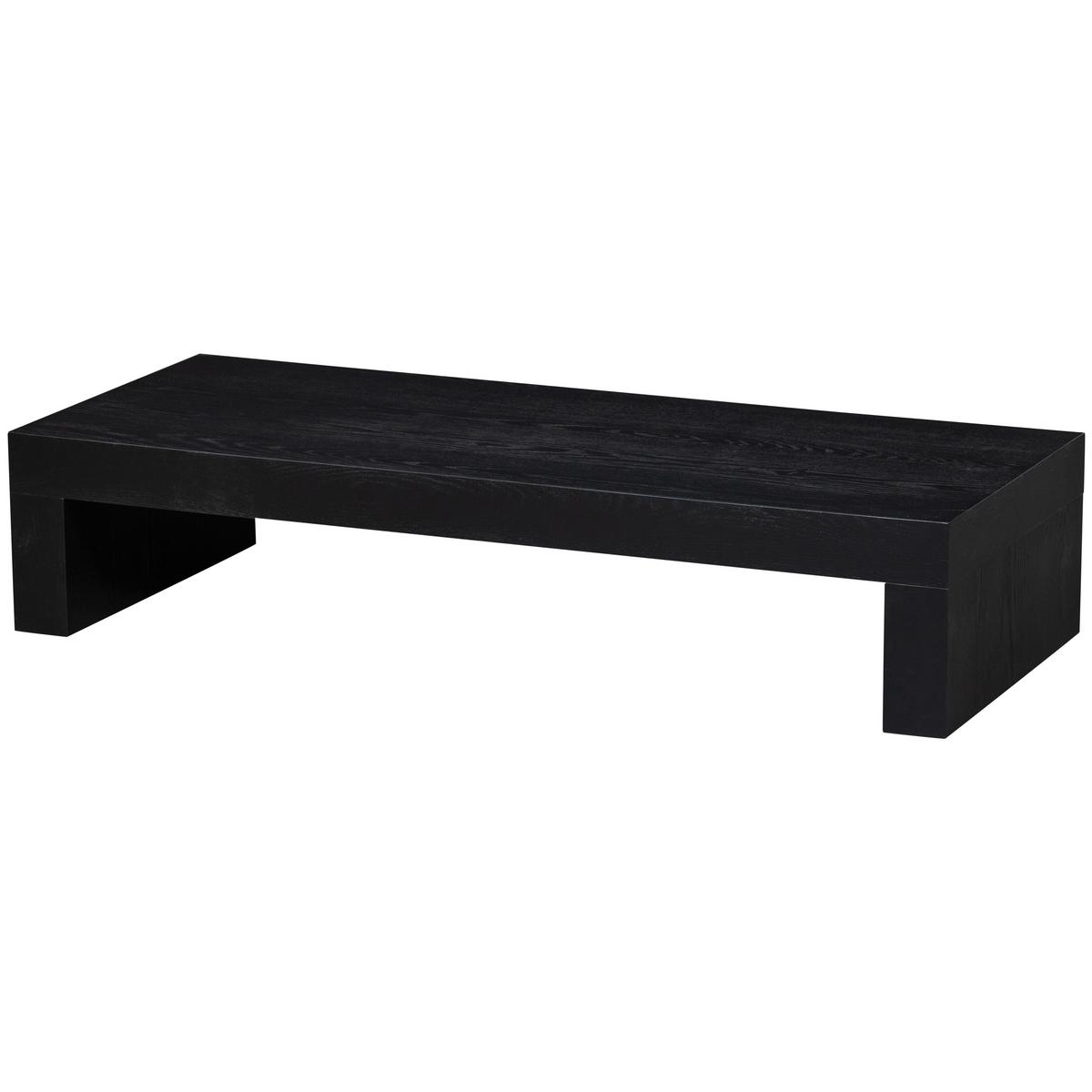 Couchtisch Marte Schwarz L: 120 cm - Schwarz, Design, Holzwerkstoff (120/50/25cm) - Livetastic