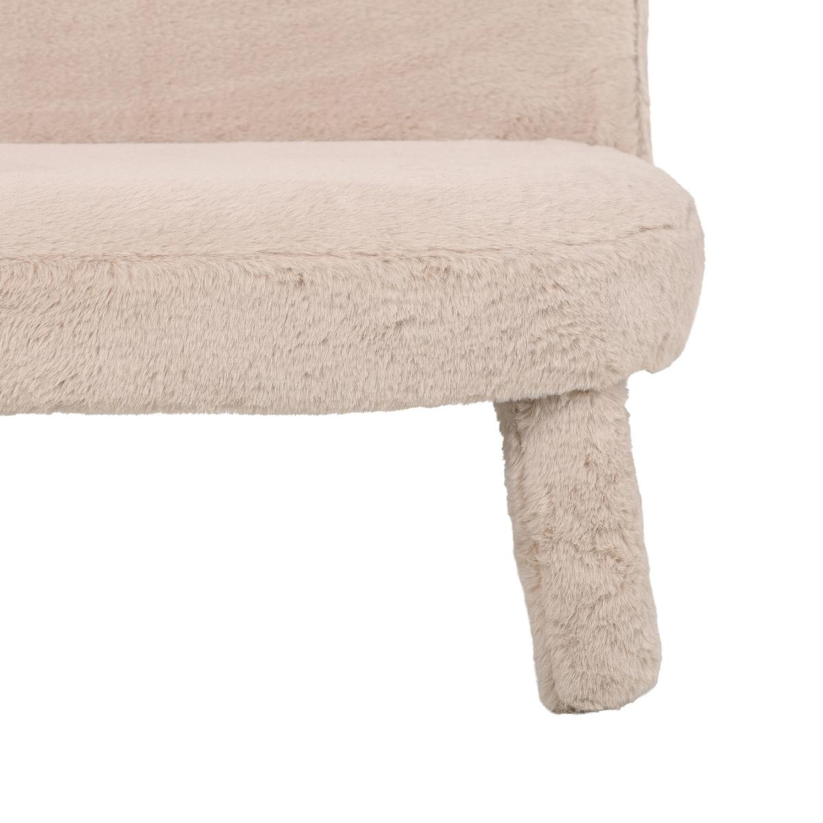 Dětská lavice CORTO potah béžový - béžová, Moderní, dřevo/textil (84/48/45cm) - Mömax