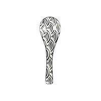 Lžíce Shiva - bílá/černá, Lifestyle, keramika (13,8/4,3/2,8cm) - Mömax