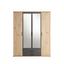 Kleiderschrank Chicago B: 159,6cm Eiche Dekor - Eichefarben/Anthrazit, Basics, Glas/Holzwerkstoff (159,3/196,3/53,5cm) - Livetastic Kleiderschrank Chicago B: 159,6cm Eiche Dekor - Eichefarben/Anthrazit, Basics, Glas/Holzwerkstoff (159,3/196,3/53,5cm) - Livetastic
