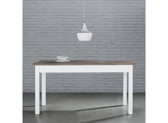 Jedálenská Stôl Cookie - farby borovice/biela, drevo (160/80/80cm) - Premium Living Jedálenská Stôl Cookie - farby borovice/biela, drevo (160/80/80cm) - Premium Living