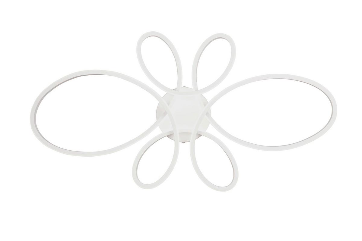 Led-deckenleuchte 645619131 Fly - Weiß, KONVENTIONELL, Kunststoff/Metall (83/7,5/45,5cm) - Trio Leuchten