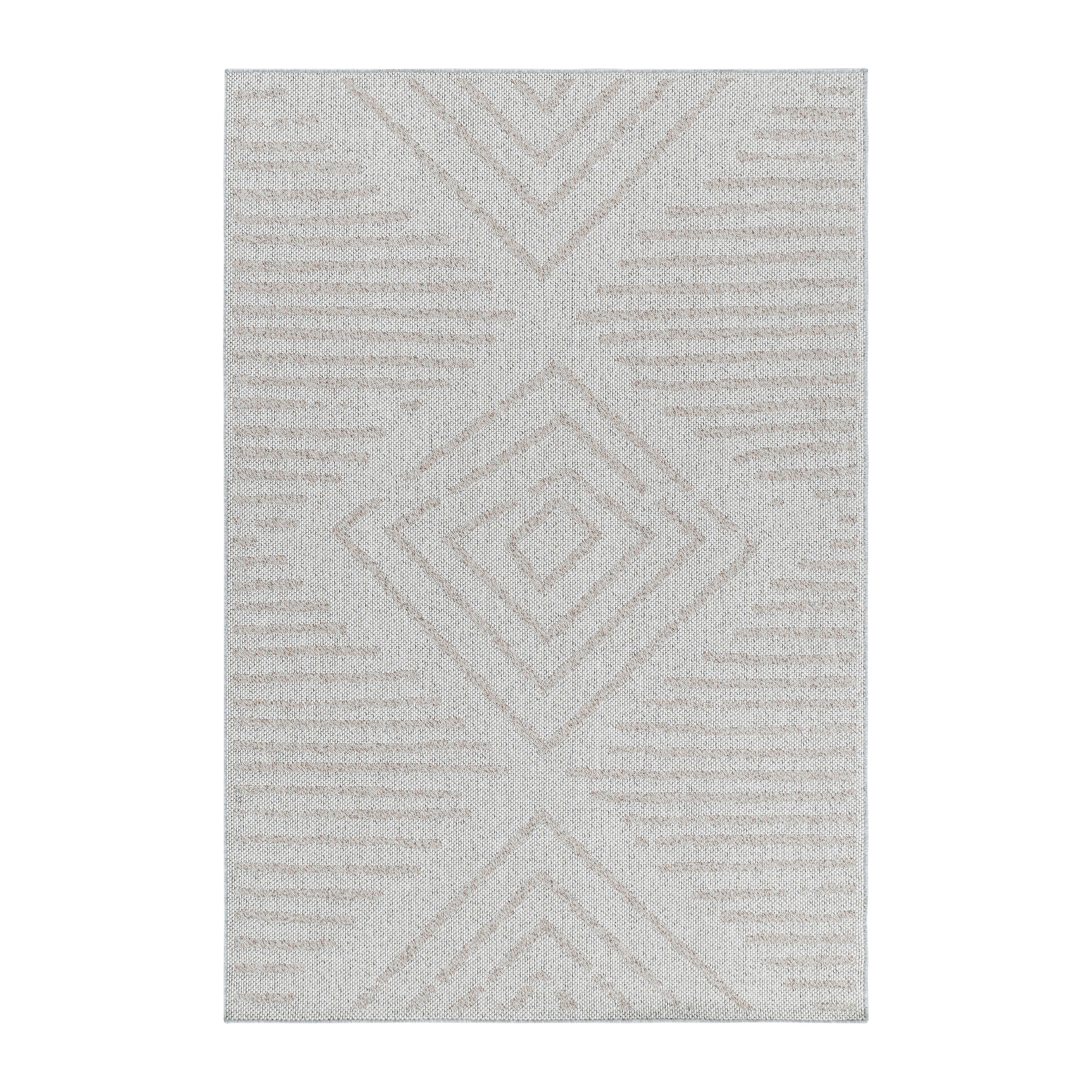 Flachwebeteppich Aruba - Pink, Design, Textil (80/250cm) - Novel