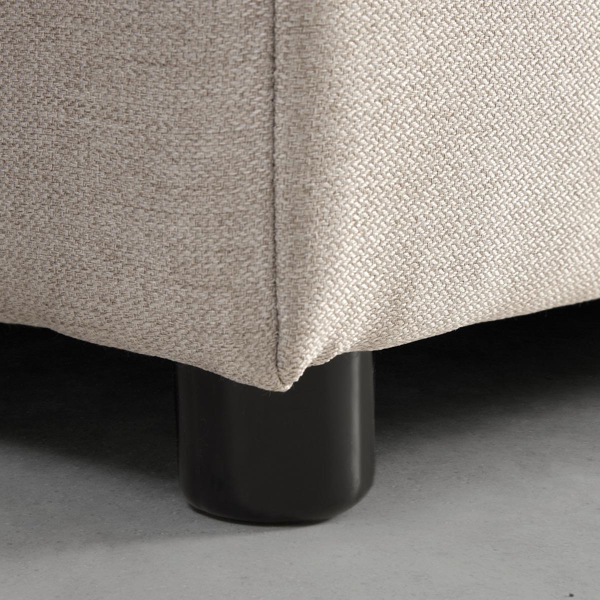 Boxpringová posteľ s toperom, 180x200 cm, béžová - čierna/béžová, Modern, drevo/textil (180/200cm) - Bessagi Home