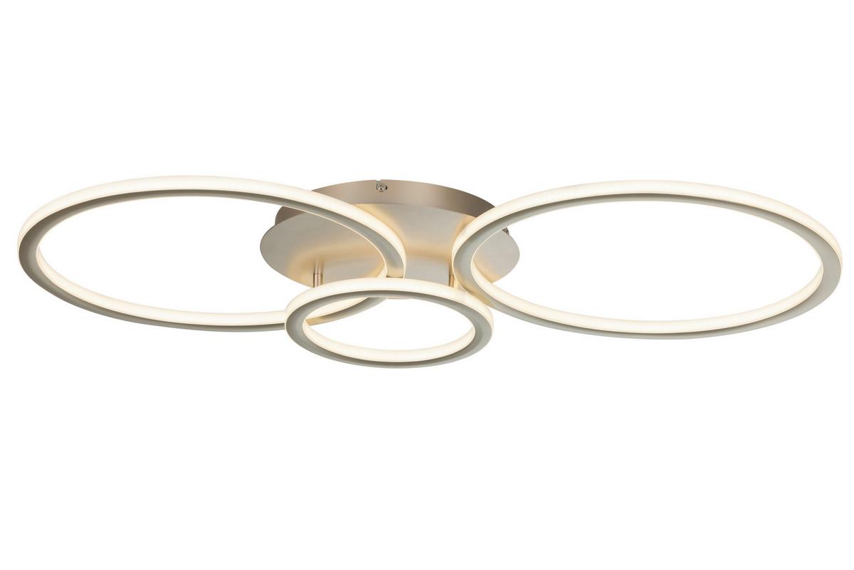 Led-deckenleuchte Cassian - Champagner, Basics, Kunststoff/Metall (95/50/7,5cm) - Luca Bessoni