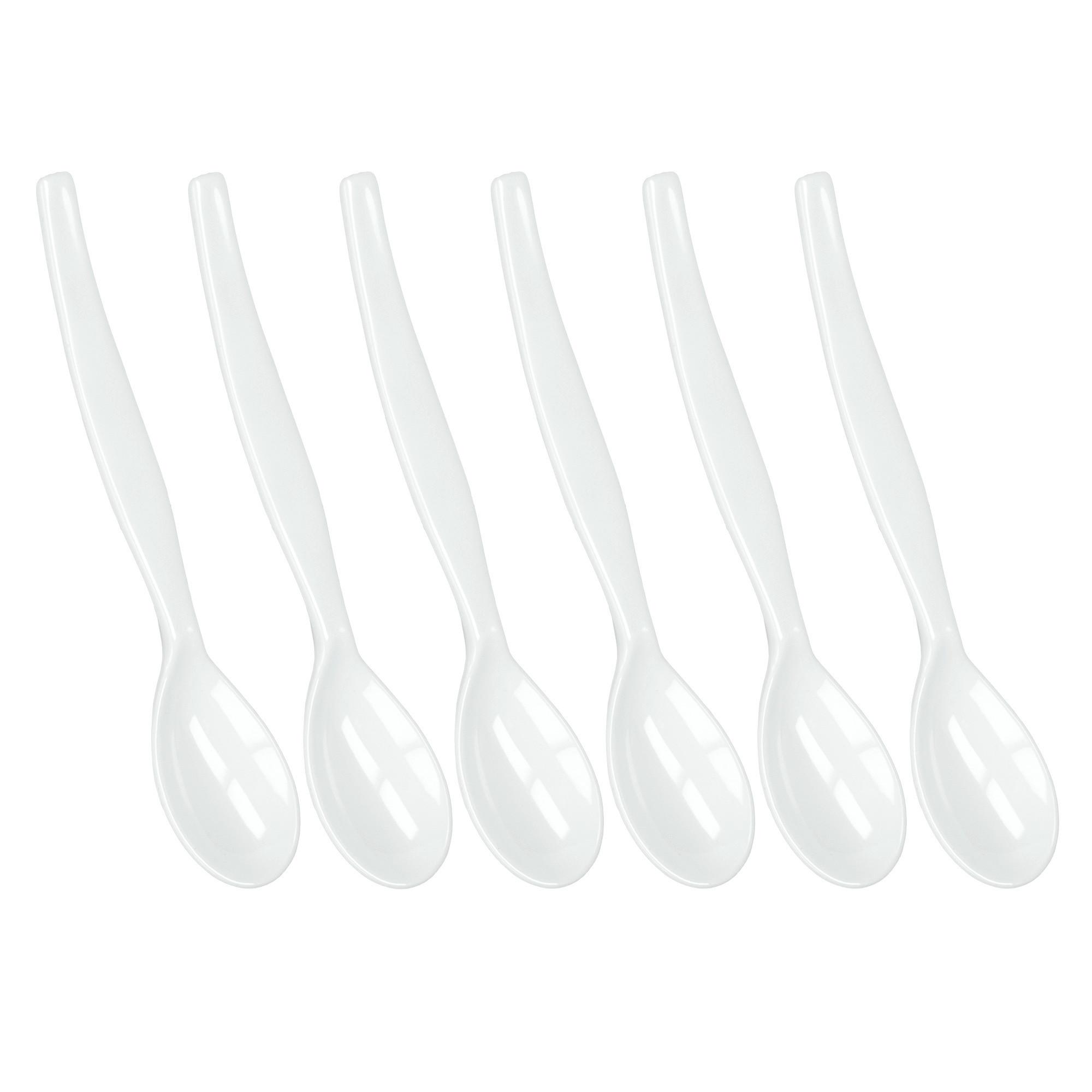 Eierlöffelset Musa, Weiß 6er B/h/t: Ca. 6,8/15,8/2,8 Cm - Weiß, Basics, Kunststoff (6,8/15,8/2,8cm) - Metaltex