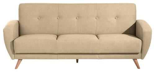 3-sitzer-sofa Jerry Beige - Beige/Naturfarben, Design, Textil (208/85/82cm) - Max Winzer
