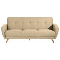 3-sitzer-sofa Jerry Beige - Beige/Naturfarben, Design, Textil (208/85/82cm) - Max Winzer