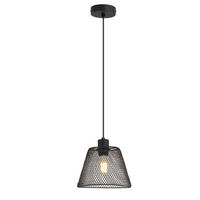 Závěsné svítidlo YLVIE, bez 1xE27 max. 40W - černá, Moderní, kov/plast (20/120cm) - Based