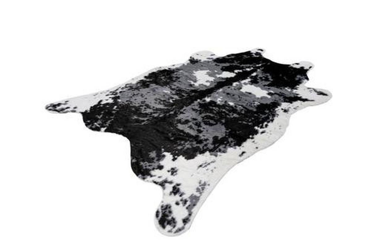 Kunstfell Desert Schwarz/weiß 160x230 Cm - Schwarz/Weiß, Basics, Textil (160/230cm) - Kayoom