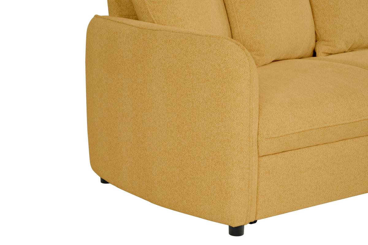 Ecksofa Costo Senfgeld S: 254 cm - Senfgelb, Design, Textil (254/160cm) - MID.YOU