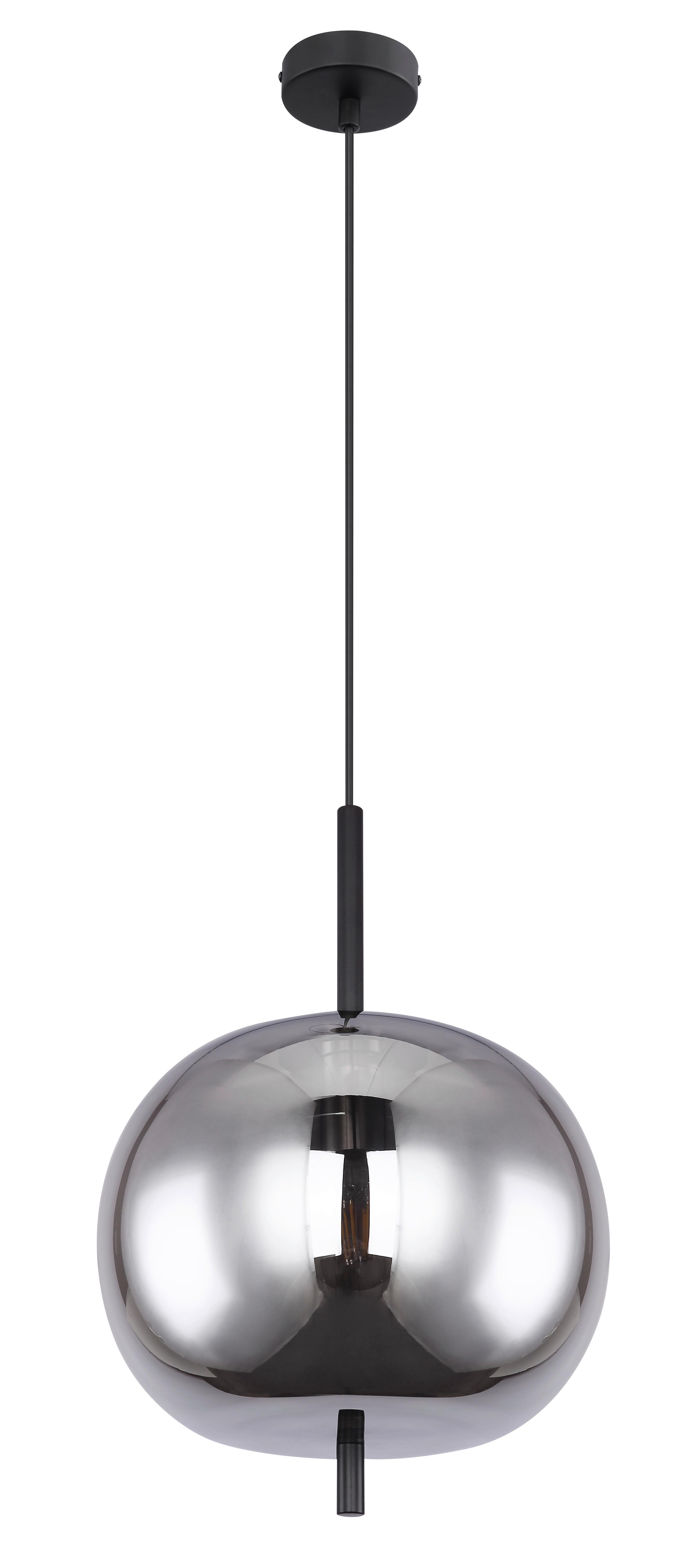 Závěsné svítidlo Jeanette - černá, Moderní, kov/sklo (30/120cm) - Premium Living