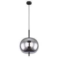 Závěsné svítidlo Jeanette - černá, Moderní, kov/sklo (30/120cm) - Premium Living