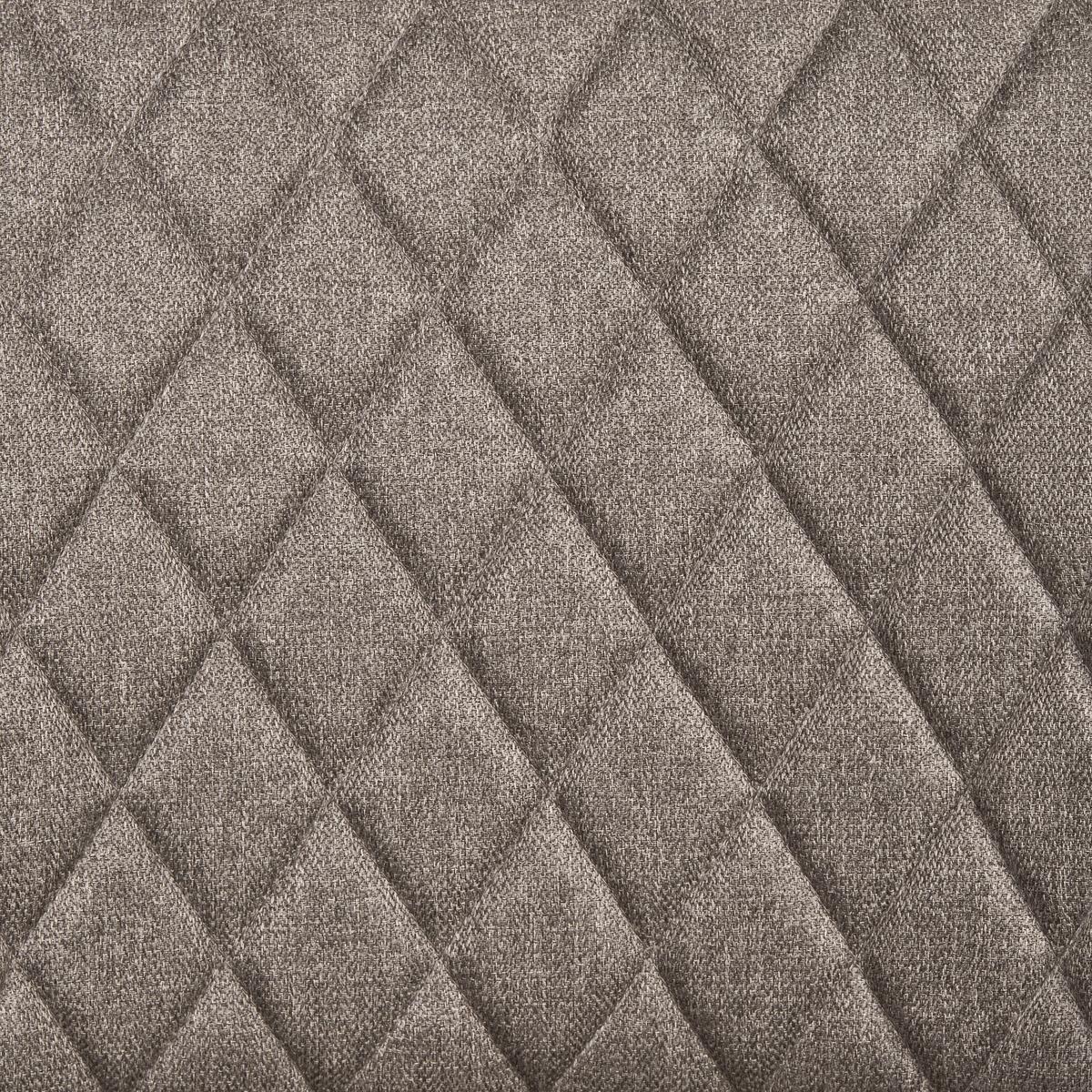 Armlehnstuhl Pam Hellgrau, Sitzfl. 360° Drehbar - Hellbraun/Schwarz, KONVENTIONELL, Holz/Textil (57/85.5/60cm) - MID.YOU