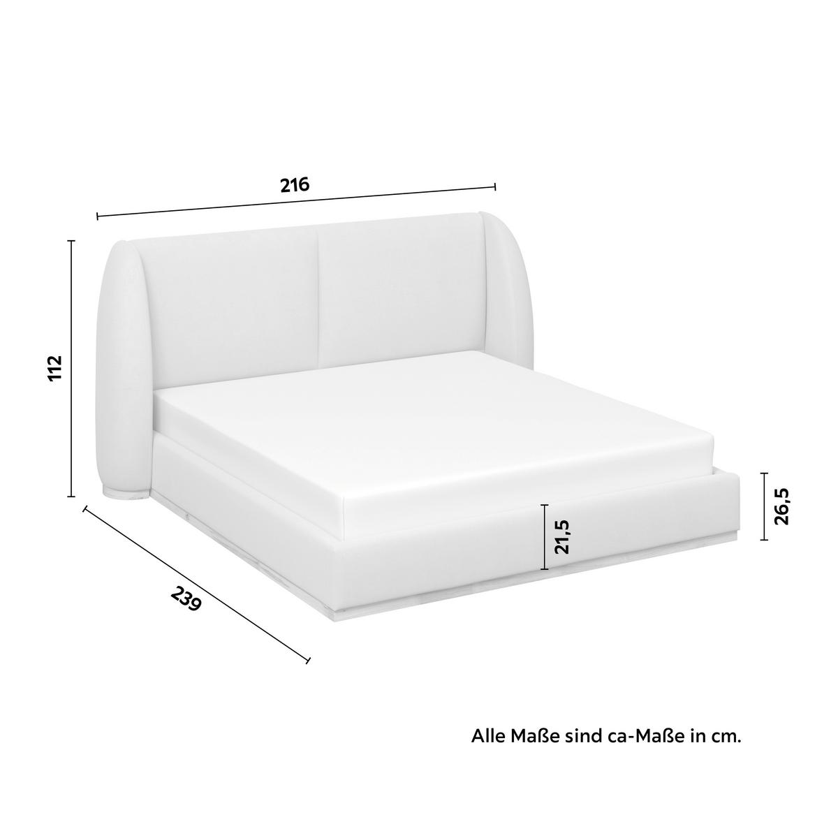 Čalúnená posteľ FRIDA 180x200 cm, béžová - svetlohnedá/čierna, Modern, kov/drevo (180/200cm) - Bessagi Home