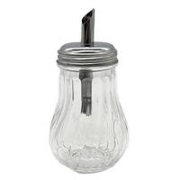 Cukřenka s dávkovačem SUGAR - 200 ML - barvy stříbra/čiré, Moderní, kov/sklo (7,2/14cm) - Mömax