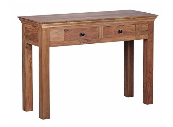 Konsolentisch Mumbai B: ca.110 cm - Akaziefarben, ROMANTIK / LANDHAUS, Holz (110/76/40cm) - Carryhome Konsolentisch Mumbai B: ca.110 cm - Akaziefarben, ROMANTIK / LANDHAUS, Holz (110/76/40cm) - Carryhome
