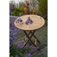 Gartentisch Klappbar Woodie, aus Teakholz L 70 cm - Teakfarben, Basics, Holz (70/70/75cm) - Gardenson