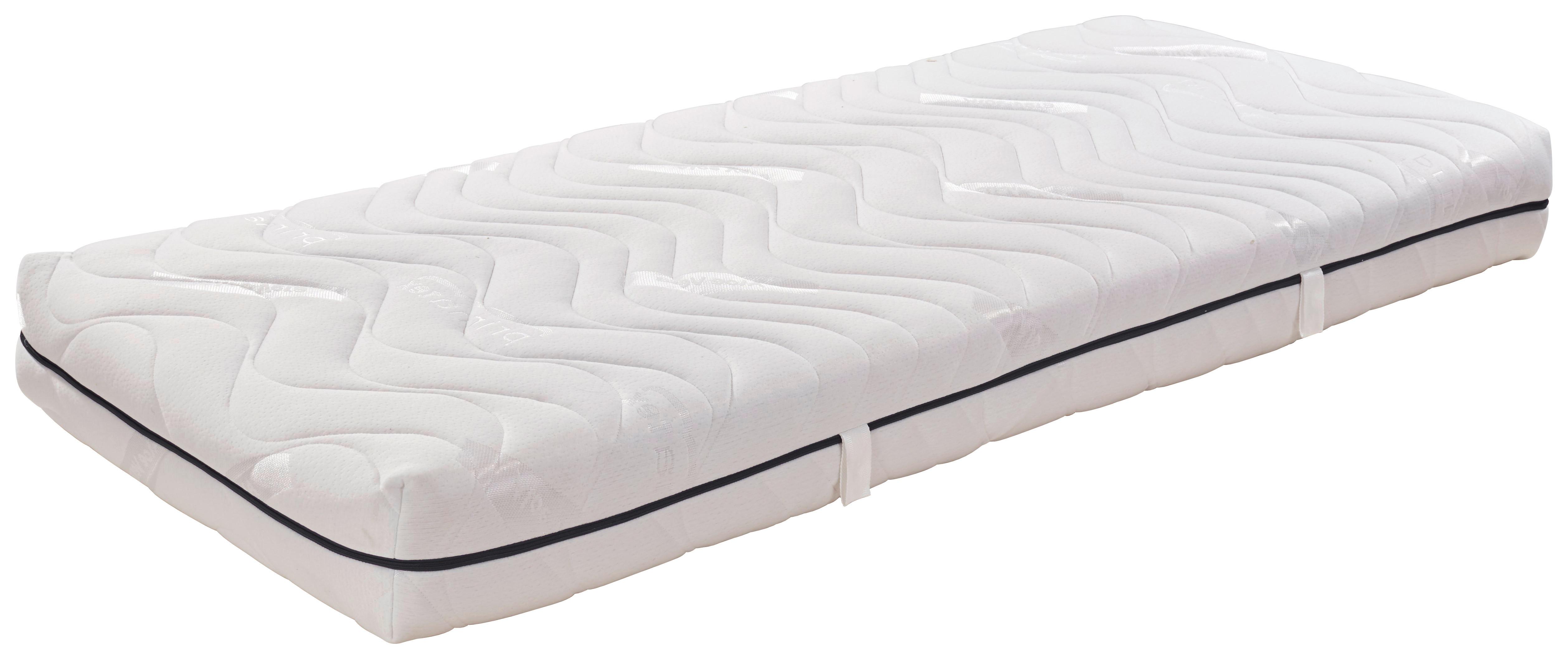 Komfortschaummatratze Comfort 140x200cm mittelfest - Weiß, MODERN, Textil (140/200cm) - Livetastic