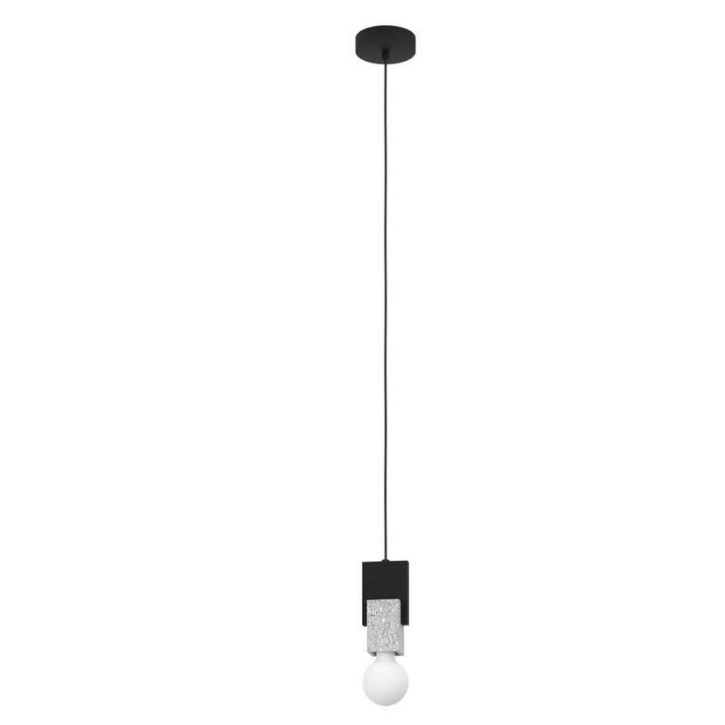 Hängeleuchte Lobatia H: 110 cm 1-flammig, Schwarz