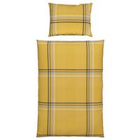 Renforcé Bettwäsche 140x200 cm Sanella Baumwolle Goldfarben - Goldfarben, MODERN, Textil (140/200cm) - Luca Bessoni