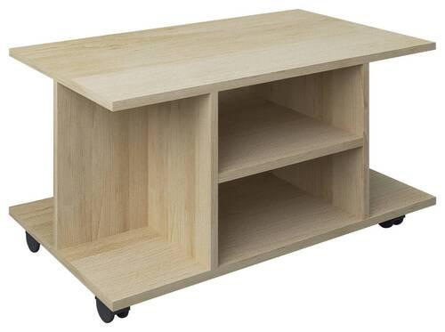 Konferenční stolek Findula 80x40 cm, dub medový - medový dub, Moderní, kompozitní dřevo/plast (80/40/40cm) - MID.YOU