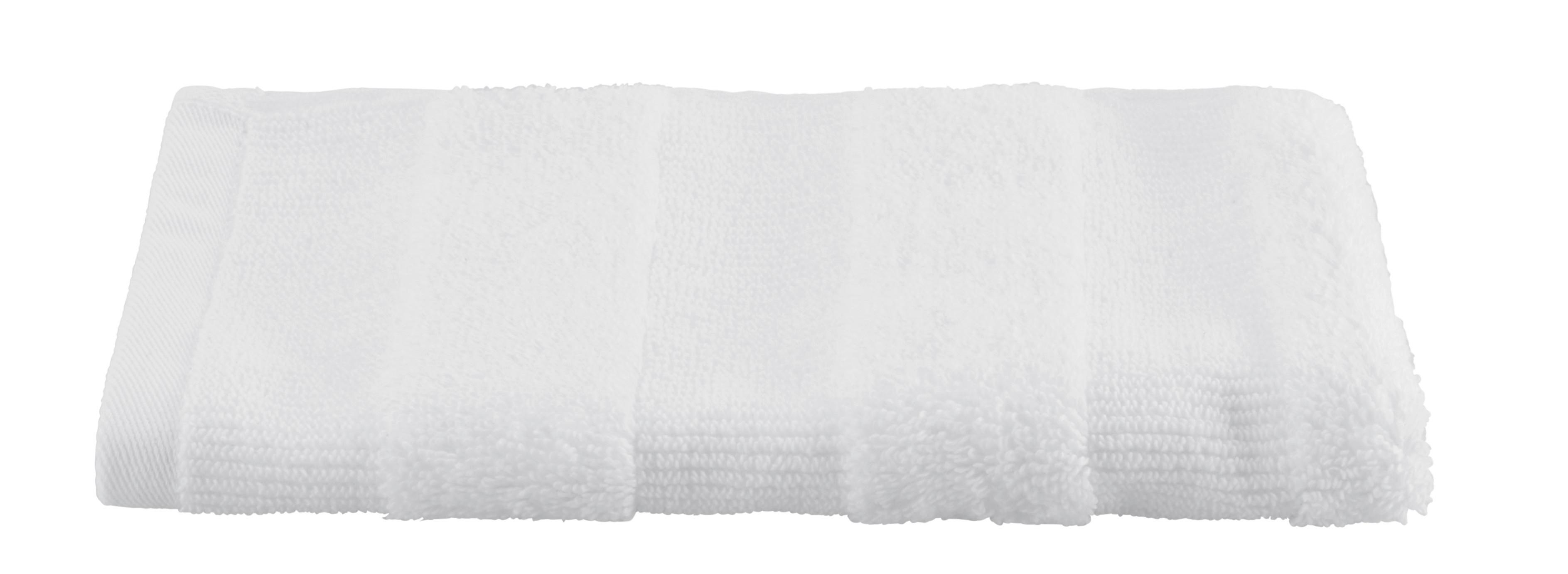 Ručník Pro Hosty Chris, 30/50cm, Bílá - bílá, textil (30/50cm) - Premium Living