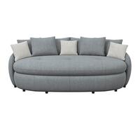 Mega pohovka ARUBA 2, antracitová/sivá ženilka - čierna/antracitová, Trend, textil/plast (238/80/140cm) - Luca Bessoni