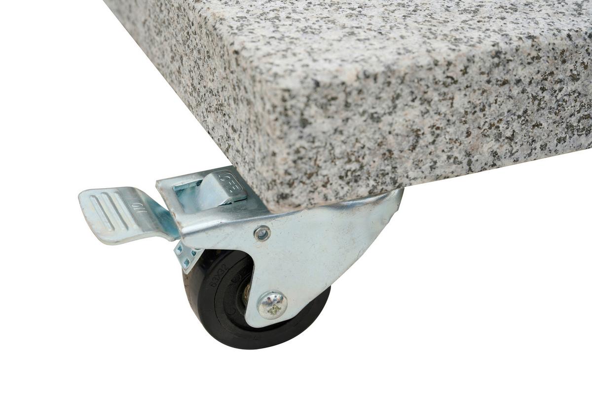 Sonnenschirmständer S08133 - Grau, MODERN, Stein (80/5,3/80cm) - Siena Garden