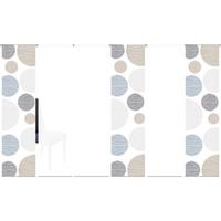 Flächenvorhang 6er Set Borden - Anthrazit, Design, Textil (60/245cm) - Schmidt W. Gmbh