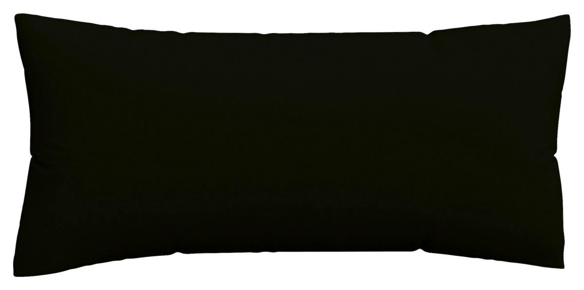 Kopfpolsterbezug Woven Satin - Schwarz, Basics, Textil (40/80cm) - Schlafgut