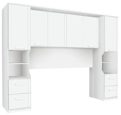 Bettüberbau Lindau B: 281 cm Weiß