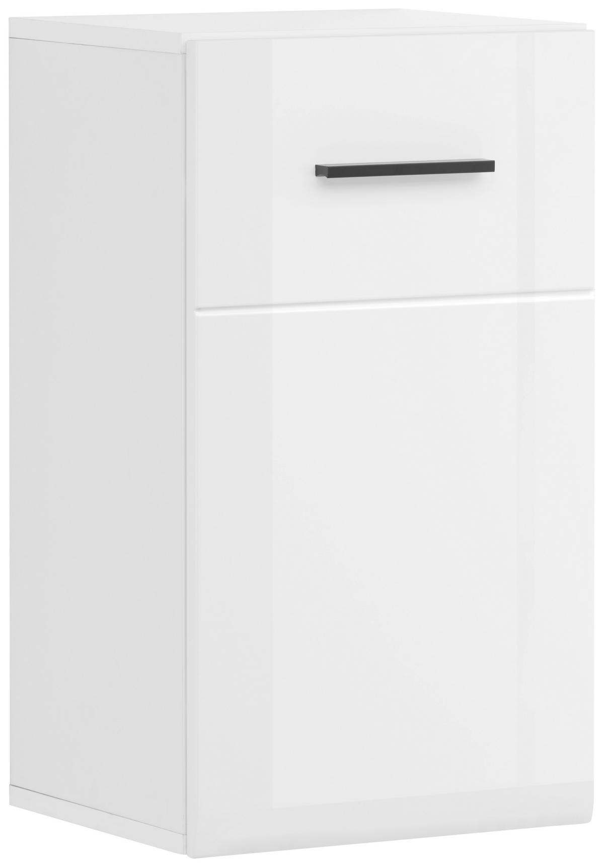 Hängeschrank Avanti Weiß B: 36 cm - Weiß Hochglanz, Design, Holzwerkstoff (36/63,1/31,6cm) - Hom`in