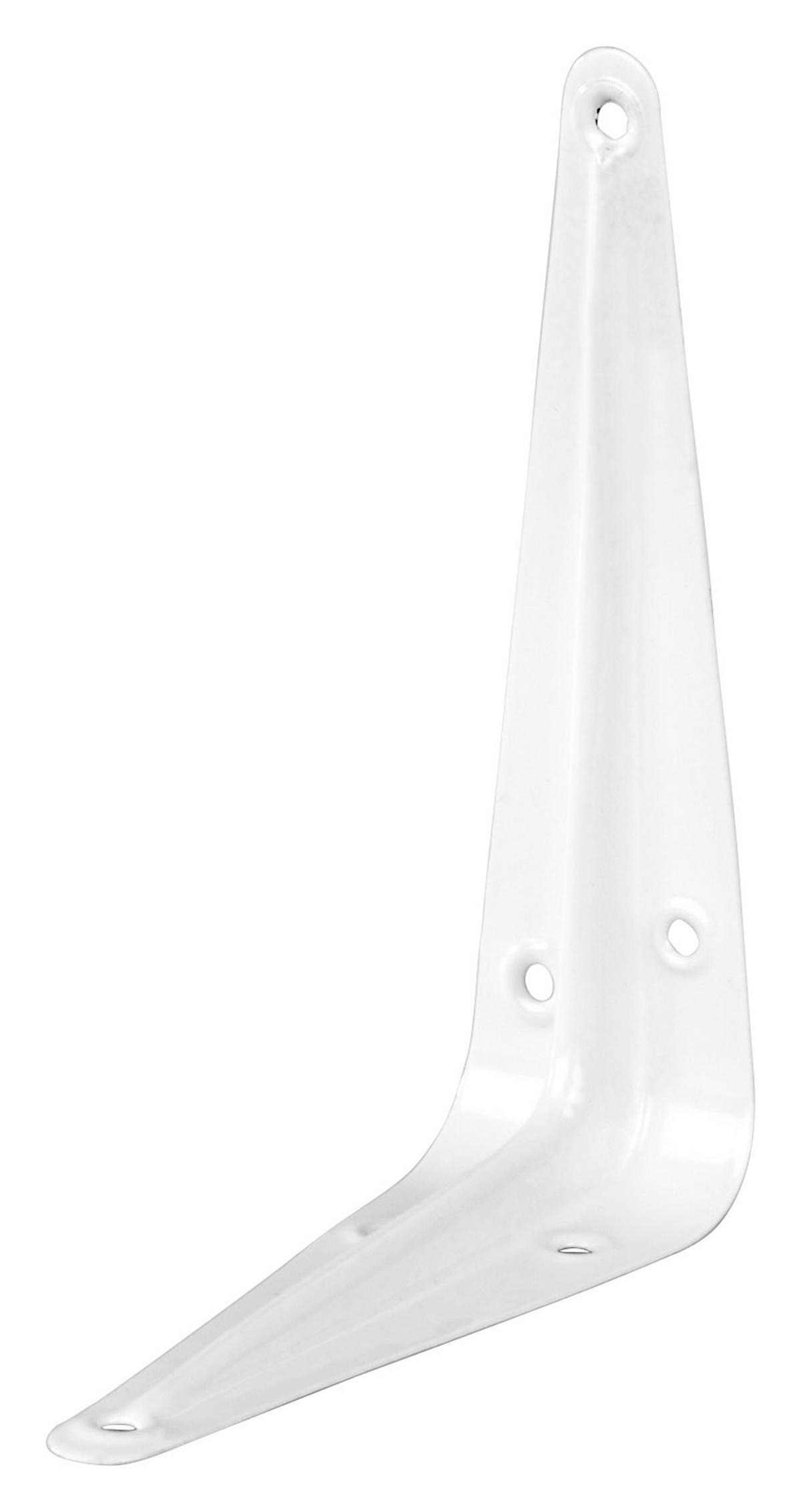Regalkonsole 10 / 12,5 Cm - Weiß, KONVENTIONELL, Metall (10/12,5cm)