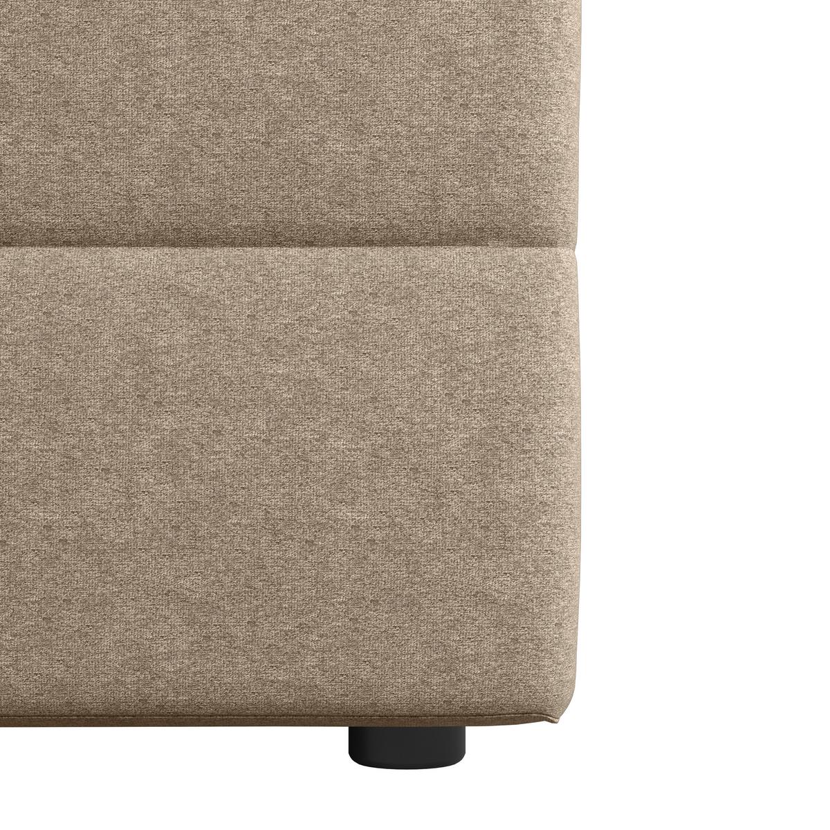 Boxspringbett mit Bettkasten Verona 180x200 cm Beige - Beige/Schwarz, MODERN, Holz/Kunststoff (180/200cm) - MID.YOU