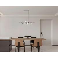 Led-hängeleuchte Josi - Chromfarben/Nickelfarben, Kunststoff/Metall (20/80/120cm) - Luca Bessoni