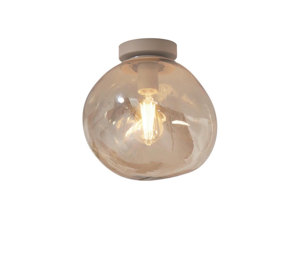 Deckenleuchte Helsinki - Bernsteinfarben, Trend, Glas (26/28cm) - It's about Romi